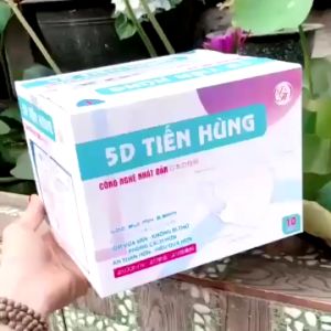 Set 10 Khẩu trang 5D Mask Tiến Hùng 3 lớp kháng khuẩn lọc bụi mịn công nghệ Nhật Bản