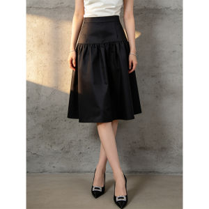 PIAOYA | Elegant High-Waist A-Line Skirt