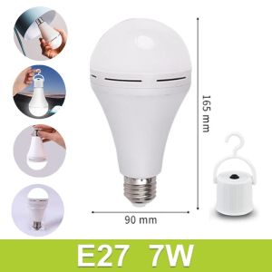 Bóng Đèn Khẩn Cấp LED 7W/9W/12W/15W Đèn Treo Cầm Tay Tiết Kiệm Năng Lượng Cầm Tay Dành Cho Lều Gia Đình Câu Cá - Có Thể Sạc Lại