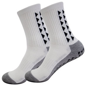 1 pair of new inverted triangle gray football socks basketball socks yoga socks sports socks outdoor sports socks