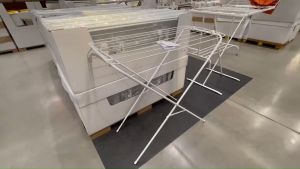 Hot sale ราคาดี พร้อมส่ง ราวตากผ้าพับได้ ราวตากผ้าคอนโด หอพัก ราวแขวนผ้าพับได้ ราวผ้า ราวตากผ้า แบบลดราคา ขายดี อิเกีย