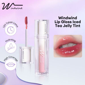 【COD】Windwind Lip Gloss Iced Tea Jelly Tint Water Gloss Mirror Face Lip Bibir Madu Pelembab Lip Glaze Alami - 💞Margot