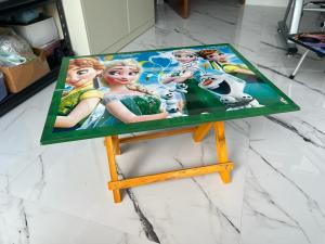 Juragan 47 - Meja Belajar Lipat Kayu karakter Anak Laptop Makan Mengaji Termurah SNI