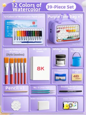 deli | Non-toxic Washable Painting Set Art Supplies