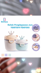 Dovana Kotak Penyimpanan Susu Bubuk Bayi Anak Dispenser Tempat Milk Powder Storage Box Portable Baby