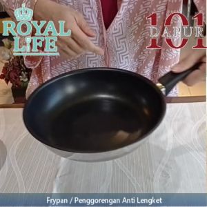 Penggorengan Anti Lengket Berkualitas: Royal Life Stainless Frypan 26 cm