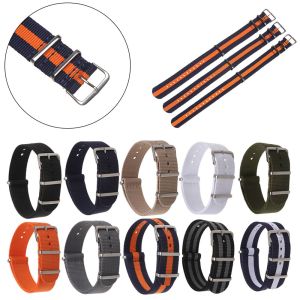 INPATIENTSTORE66IN4 18 20 22 mm Universal Sport Women Man Nylon Weaving Bracelet Watch Strap Loop Watchband Replacement