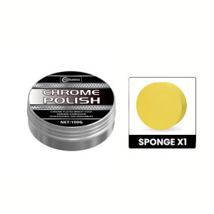 Premium Chrome Polisher And Metal Restorer - Quick Surface Renewal Mirror-Shine for Emblems Wheels Exhaust