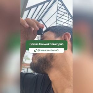 MENS REACTION Beard Energy Serum 6Pcs: Serum untuk Kebijaksanaan Brewok