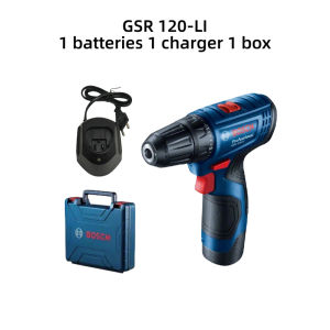 Bosch | Bosch GSR 120-LI 12V Lithium Electric Drill Rechargeable Cordless Household Screwdriver Woodworking Steel Driver Power Tool