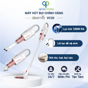 Máy Hút Bụi Cầm Tay Không Dây DEERMA VC20 Plus Lực hút mạnh Công Suất 150W Pin 2200mAh gọn nhẹ đẳng cắp_ Bảo Hành 12 Tháng