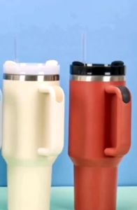 Tumbler Big Size Jumbo Stainless Steel 40oz 1200ml Botol Minum Water Bottle Tumbler Dengan Pegangan Cangkir Mobil Tempat Thermos Termos Travel Cup
