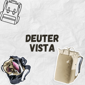 DEUTER VISTA Lifestyle Backpack | School Backpack | Ergonomic Design | 18 liters