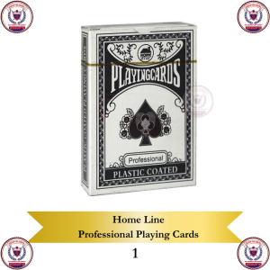 Home Line professional plastic-coated playing cards