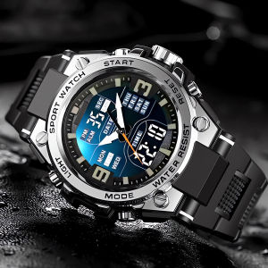 Sport Watch Men Military Watch 50m Waterproof Wristwatch LED Digital Quartz Clock Male Big Watches Men Relogios Masculino