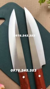 Dao phi lê lọc thịt cá sắc bén bền đẹp sạch sẽ cán ốp gỗ hương