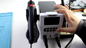 Thiết Bị Hàn 878D Màn Hình Số Súng Hơi Nóng 2 trong 1 Dụng Cụ Sửa Chữa Điện