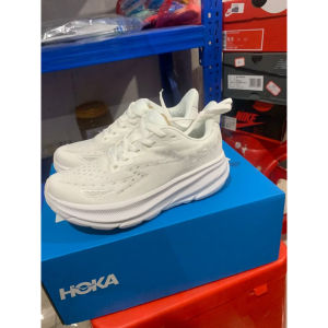2023New HOKA ONE ONE Clifton 9 All white Shock Absorption Mens and womens shoes Running shoes