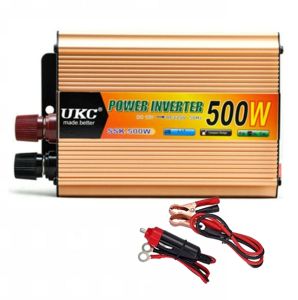 500W Solar Car Power Inverter High Power DC12V to AC Output 220V Modified Sine Wave with Short Circuit Protection