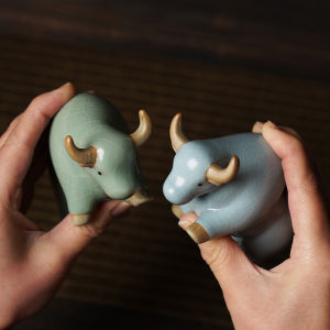 CHALIANCI | Crack Feature Tea Pet With Ruyao Glaze