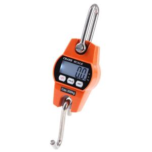 300kg Mini Crane Scale LCD Digital Electronic Stainless steel Hook screw Hanging Weight Crane Scales Weighing Balance