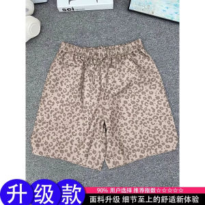 Quần Short Nam Nhanh Khô Ice Silk Dáng Rộng Mùa Hè Năm Điểm Quần Thể Thao Thường Ngày Phong Cách Mỹ Cổ Điển Quần Short