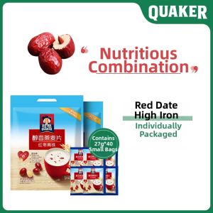 Quaker | Milk and Red Dates Flavor Quick Meal Nutritious Breakfast Oatmeal