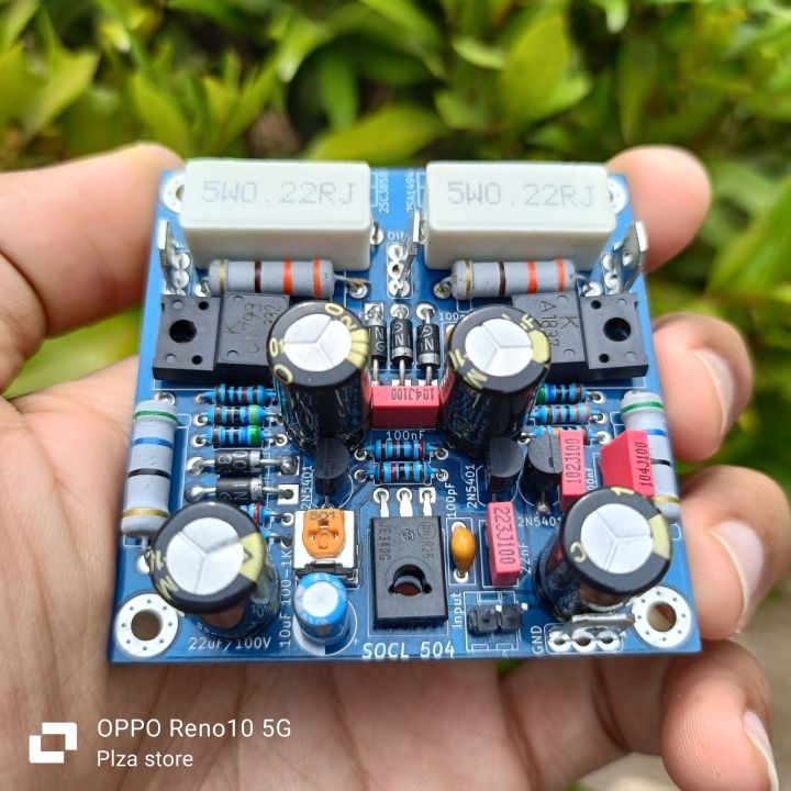 Kit driver power amplifier Socl 504 dobel layer komponen original cocok