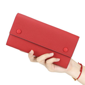 Royal Bagger Genuine Leather Long Wallets for Women Multi-card Slots Card Holder Large Capacity Clutch Wallet Phone Purse 1891