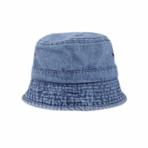 หมวกชาวประมงเดนิมลําลองสําหรับผู้ชายและผู้หญิงชายคาสั้นเป็นกลางสไตล์การเย็บเสื้อแบนเหมาะสําหรับการเดินทางและการพักผ่อน