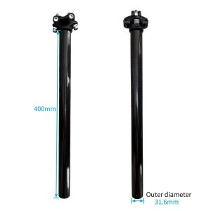 Carbon Seatpost Mountain Bicycle Road Carbon Fibre Bike Seatposts MTB Parts 27.2 30.8 31.6*300/350/400/mm Seat Post Bike
