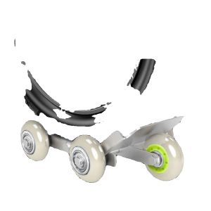 Electric Car Tire Burst Booster Battery Car Training Wheel Trailer Handy Gadget Trailer Wheel Booster Car Mover