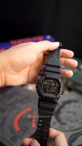 Jam Tangan Pria Casio G-Shock GD-350-1B Digital Quartz Watch Black Dial Resin Band