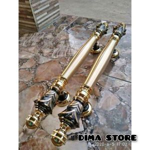 Terbaru Handle Pintu Kuningan Nanas Batik 45 Cm Tarikan Pintu Kupu Tarung Rumah Antik Klasik Modern Anti Karat
