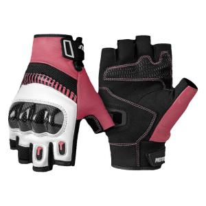 MOTOWOLF | Carbon Fiber Leather Ventilated Motorcycle Riding Gloves