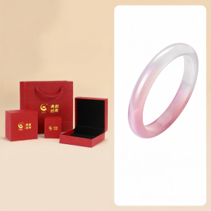 YANGCHUANGSHISHANG | Pink Jade Bracelet Female Gift