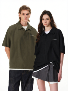 FORNINES | Faux Two-Piece Polo Shirt T-Shirt