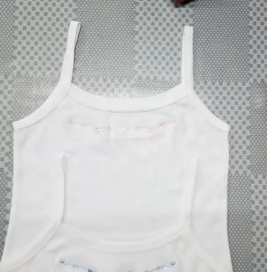 เสื้อซับในเด็กผู้หญิง สายเดี่ยว ผ้า Cotton ใส่สบาย ไม่ระคายผิว