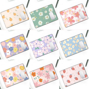 Mouse pad 37*25cm rubber medium mouse pad pink cartoon office computer desk non-slip pad cleaning pad