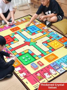 QILEYUAN | Chinese Journey Tycoon Game Flying Chess Combination Board Game