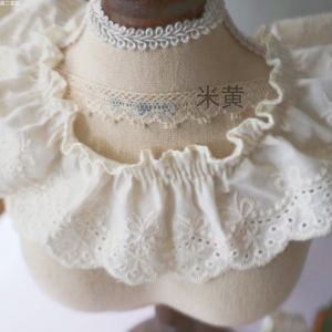 The Width Is 5.5cm. Lace Lace Embroidery Lace Accessories. Clothing Pleated Fabric Lace. DIY. Handmade.