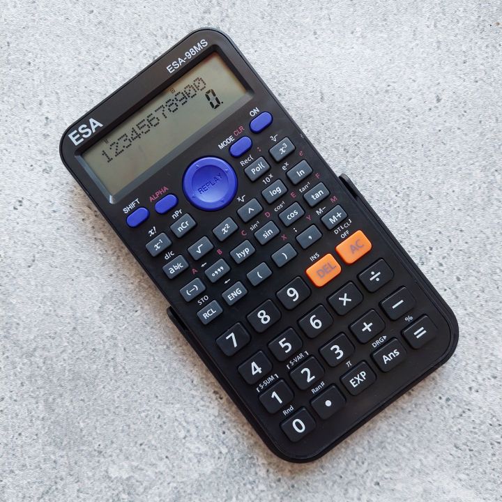 Kalkulator Scientific Calculator Ilmiah Esa 98MS Kalkulator Kuliah Sekolah Sin Cos Tan