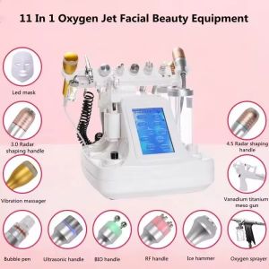 11 in 1 Hydra Dermabrasion Facial Machine Water Oxygen Jet Hydro Diamond Peeling Microdermabrasion RF Bio-lifting Spa