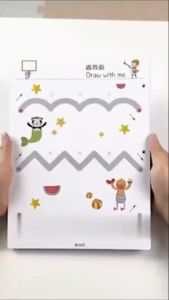 Childen Magical Tracing Workbook for Kids Preschool Writing Book Educational Toys Erasable Pen Logic