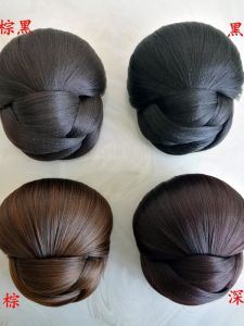 ผมแต่งงานสไตล์จีนสำหรับเจ้าสาว ปลอมผมสไตล์ย้อนยุค ปลอมผมสไตล์ชุดกี่เพ้า ทรงผม ชุดแต่งงาน วัสดุเส้นผมสังเคราะห์