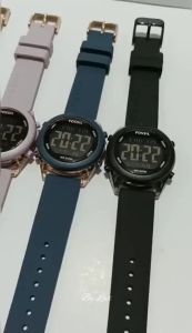 Jam Tangan Fashion Wanita Foxxil Digital Karet Rubber
