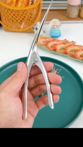 Dụng Cụ Lột Tách Vỏ Tôm Siêu Nhanh Bằng Thép Không Gỉ - Kéo Bóc Vỏ Tôm Nhanh Gọn Tiện Dụng - Kìm Tách Vỏ Tôm Tiện Dụng Cho Nhà Bếp