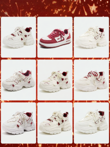 Warrior | Red Warm Thick-soled Shoes Women