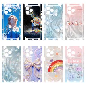 Full Coverage Apple iPhone Back Film XR/XS Color Film Back Cover Sticker 3M Relief Sticker for iPhone 17/16/15/14/13 Promax 12/11
