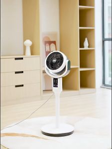 【3 Year Warranty】🔥 2024 New Standing Fan Air Circulation Fan Small Stand Fan Turbo Technology Remote Control Swinging Wide-Angle Air Supply Standing Fan Kipas Angin Berdiri Strong Wind Convection Fan 7.5H Timer Floor Fan Outdoor Fan-COD